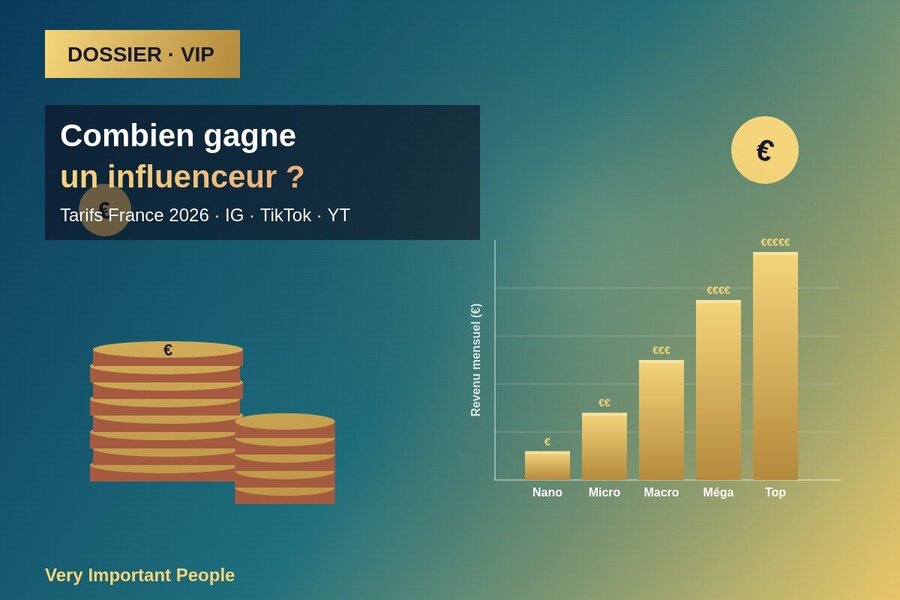 Pile de pieces et graphique des revenus par tier