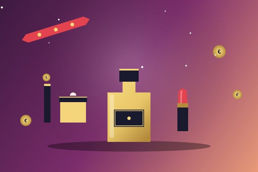 Cosmetiques de luxe et marque influenceur