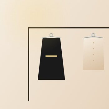 Portant mode avec robes vestes sac escarpins lunettes