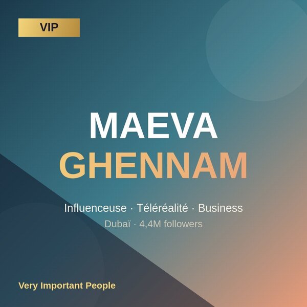 Maeva Ghennam - VIP cover